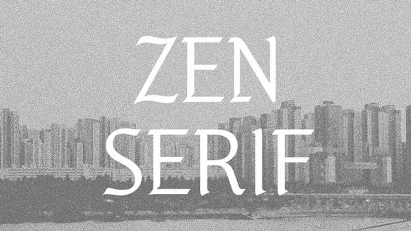 ZEN SERIF FONT pc 1 1