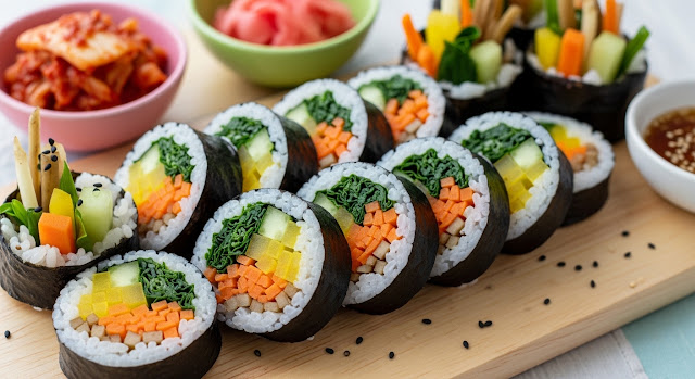 Gimbap with vegetables 202603282248