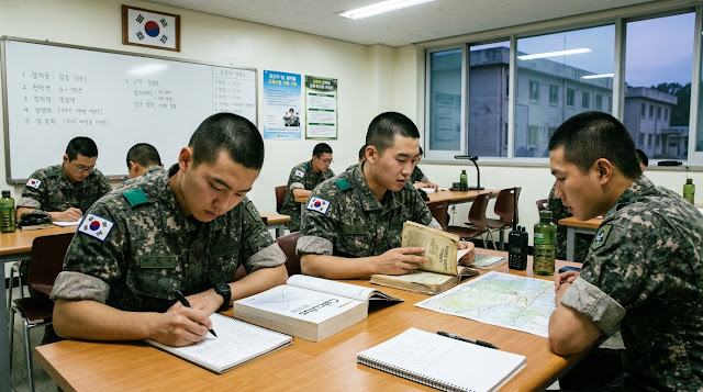 Military conscripts study Korea 2026053003
