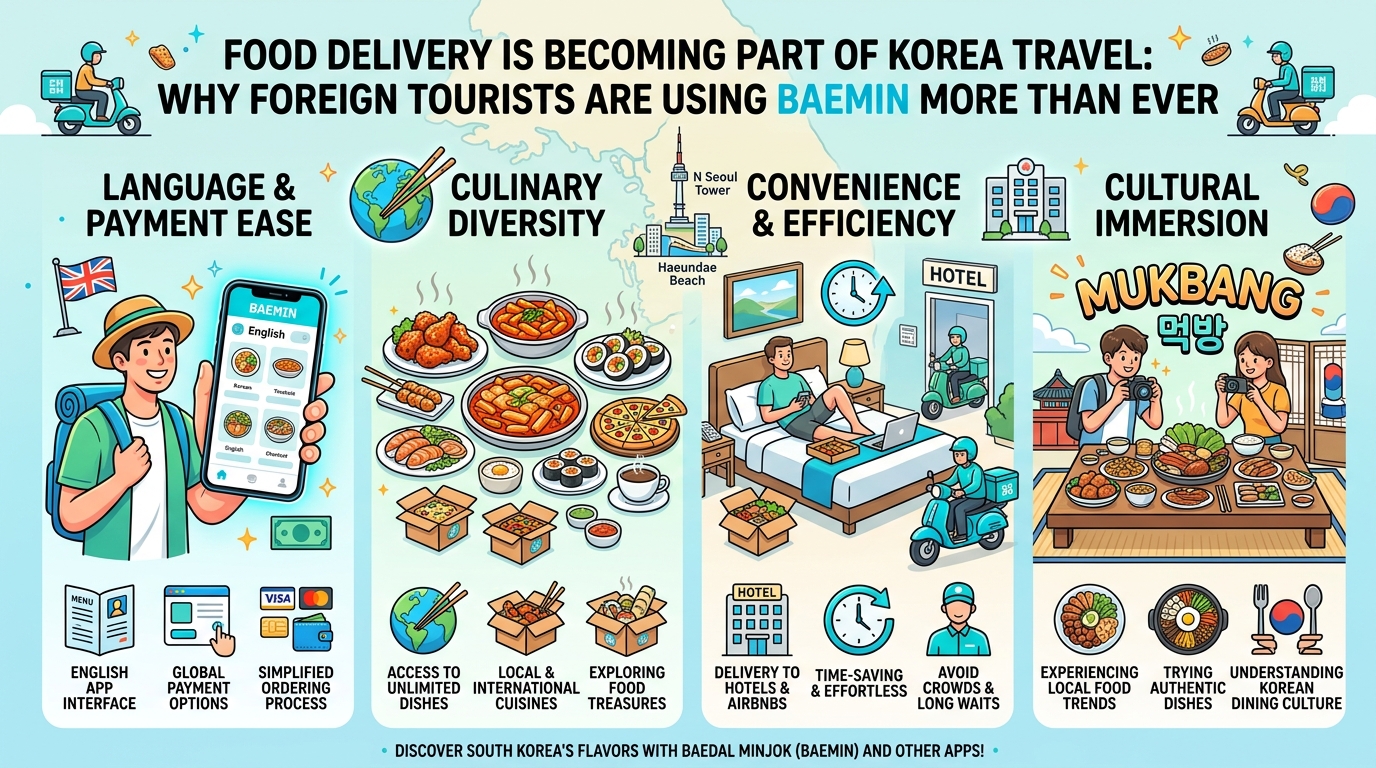 Food delivery part Korea travel 2026071301