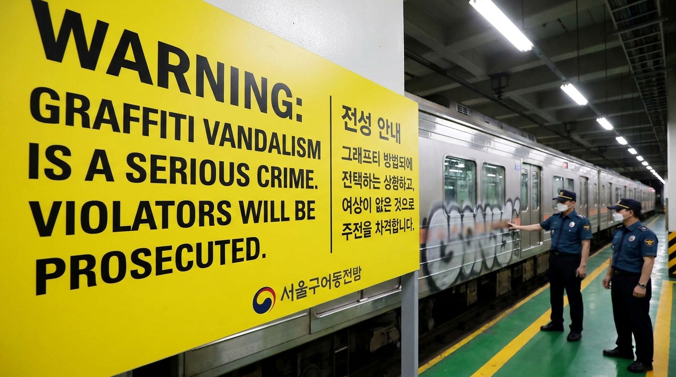 Seoul Metro adds English warnings 2026070603