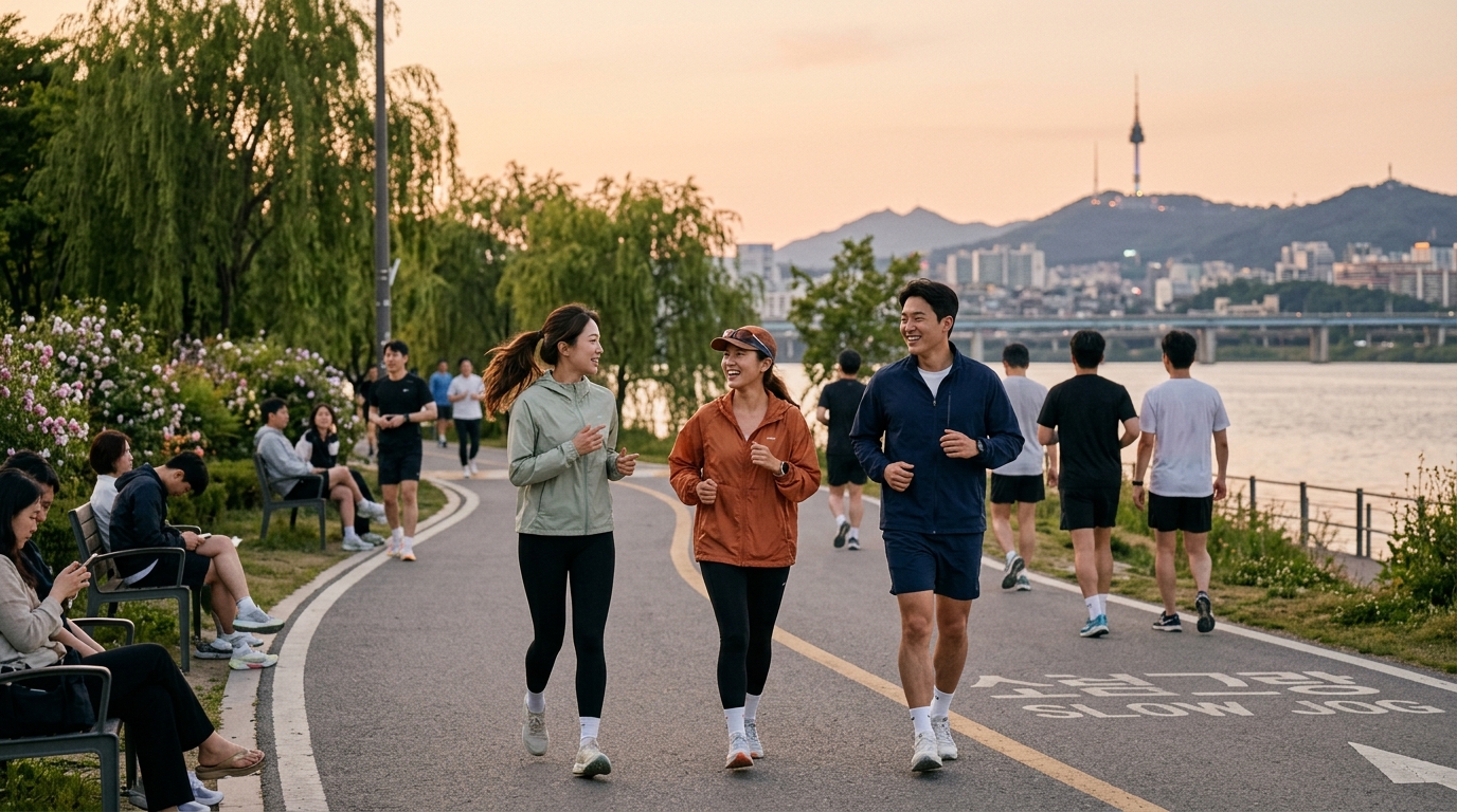 Slow Jogging in Korea easing 2026071801