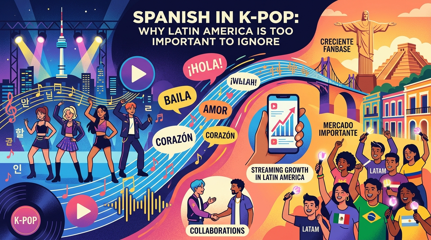 Spanish showing up in K Pop 2026071801