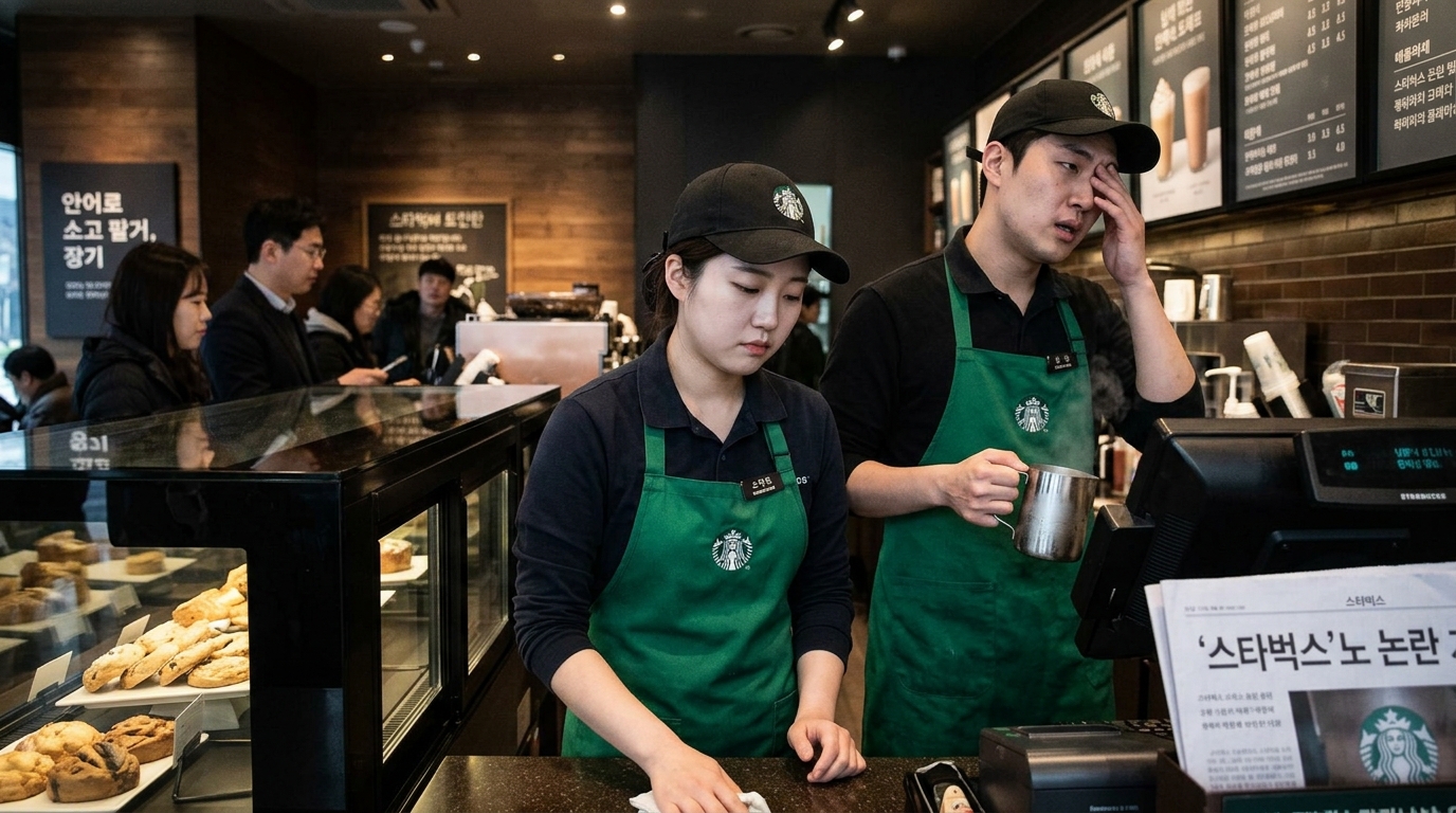 Starbucks Korea labor crisis 2026072701